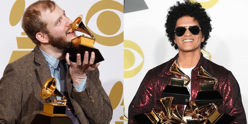 I Bon Iver sono incazzato per il Grammy Wins di Bruno Mars