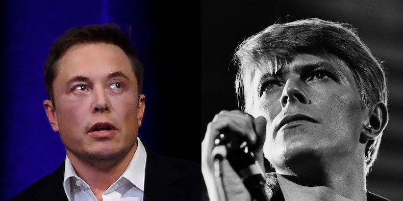 Elon Musk manderà nello spazio un’auto che riproduce David Bowie